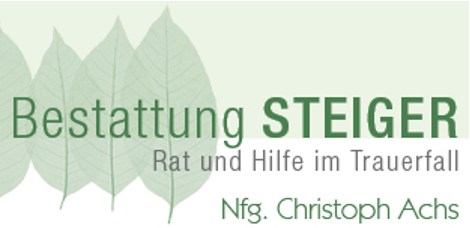 Logo Bestattung steiger