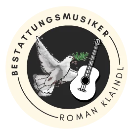 Roman Klaindl Logo umkreist-beige